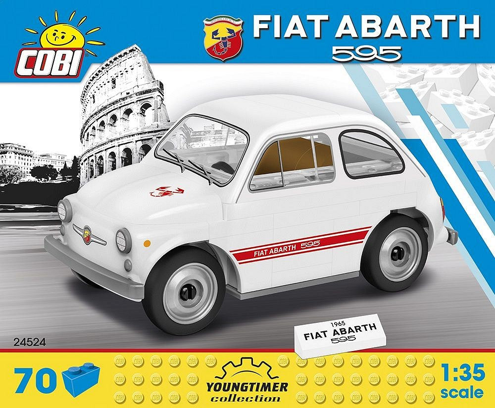COBI - #24524 - 70PZ FIAT 500 ABARTH 1965