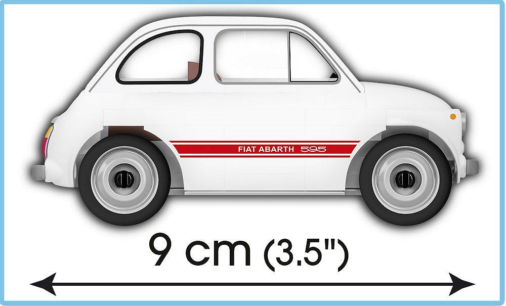 COBI - #24524 - 70PZ FIAT 500 ABARTH 1965