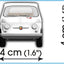 COBI - #24524 - 70PZ FIAT 500 ABARTH 1965