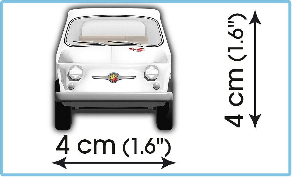 COBI - #24524 - 70PZ FIAT 500 ABARTH 1965