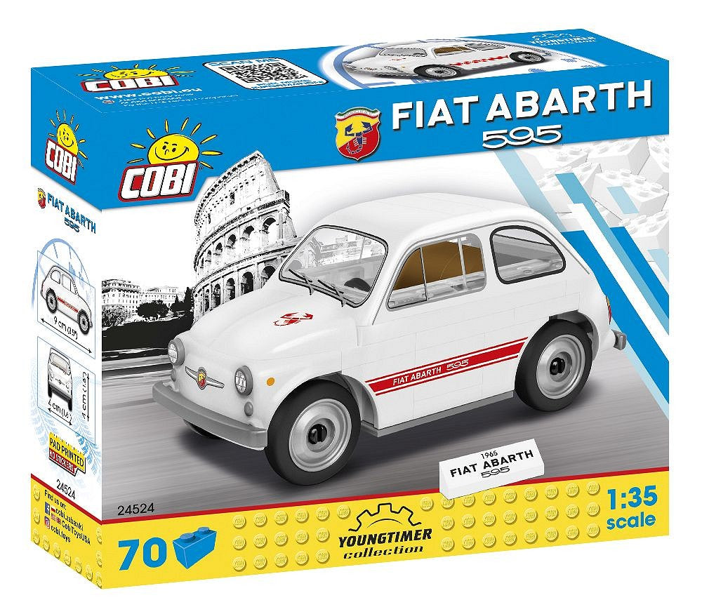 COBI - #24524 - 70PZ FIAT 500 ABARTH 1965