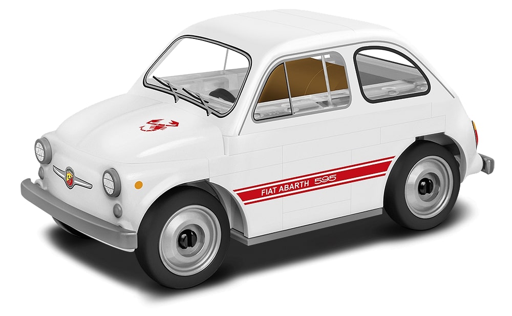 COBI Fiat 500 Abarth 595 del 1965 scala 1:35 in mattoncini COBI 70 pezzi