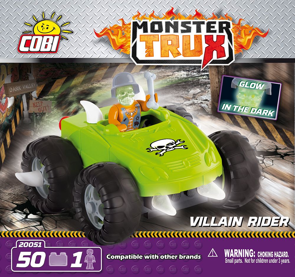 COBI MONSTER TRUX- #20051  50PZ  SM ALL GREEN