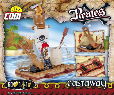 COBI PIRATES - #6010 - 60 PZ CASTAWAY
