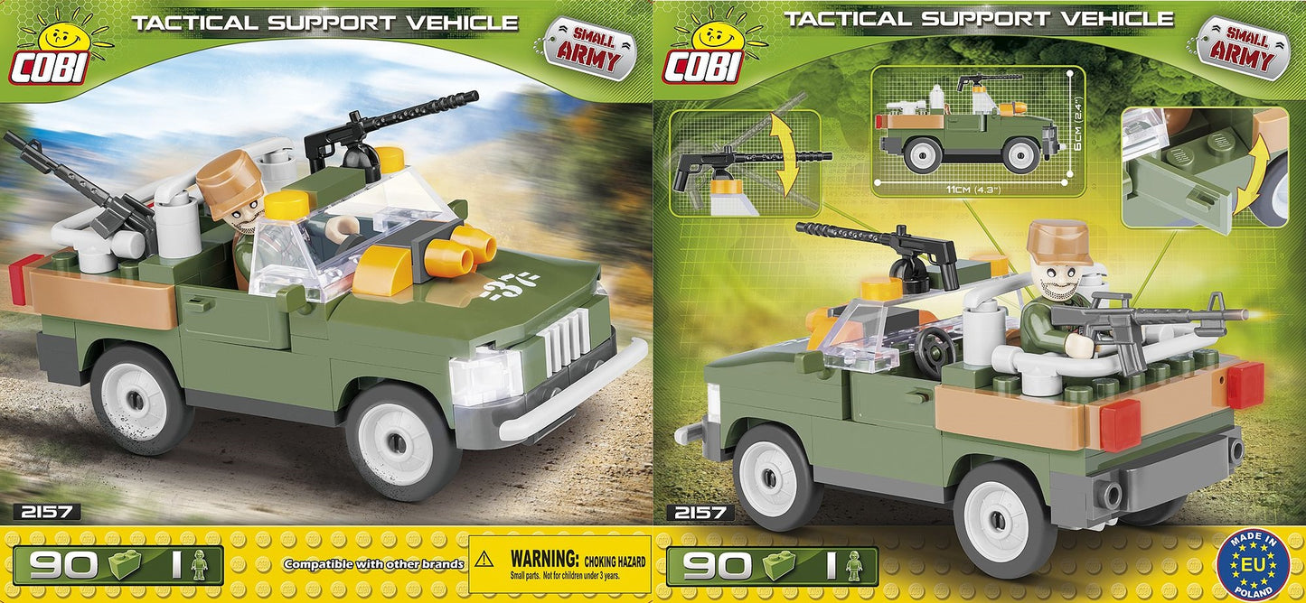 COBI SMALL ARMY - #2157 - 90PZ VEICOLO DI SUPPORTO TATTICO