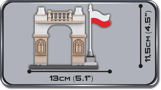 COBI WORLD WAR II - #2980 - 105PZ - INDIPENDENCE