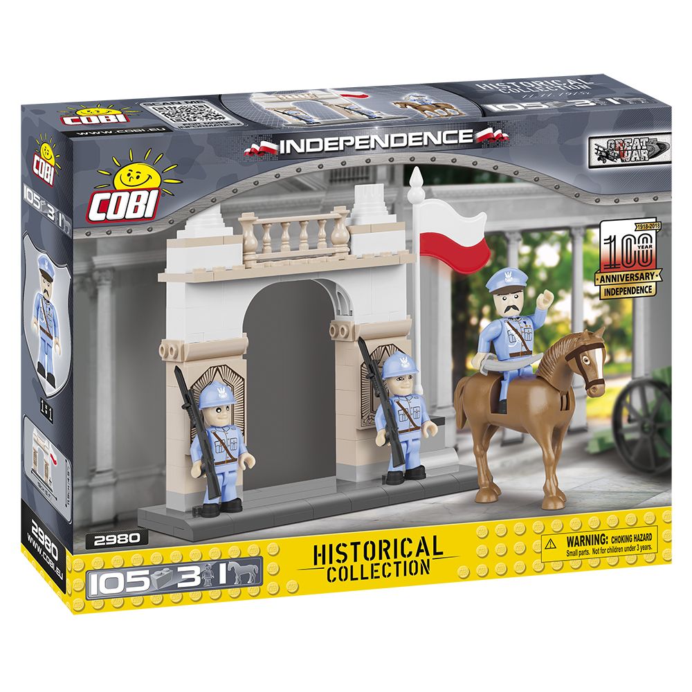 COBI Independence 105 pezzi frammento Palazzo Sassone Varsavia 100° anniversario indipendenza polacca