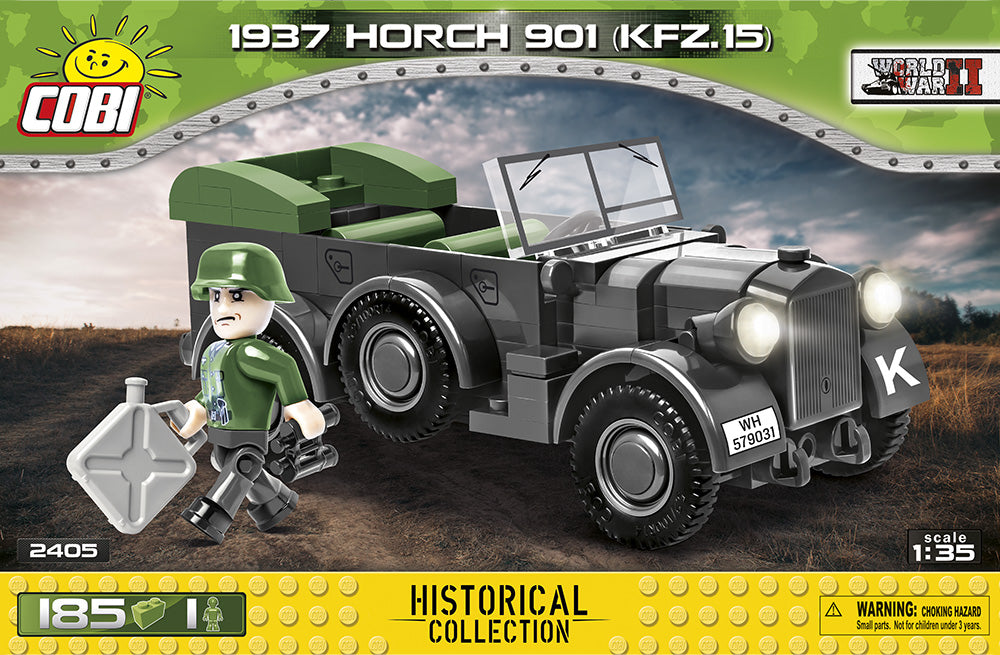 COBI WORLD WAR II - #2405 - 185PZ - 1937 HORK 901 (KFZ.15)