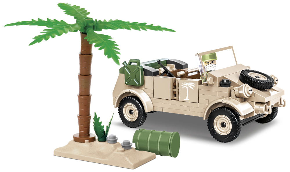 COBI WORLD WAR II - #2402 - 195PZ - VW TYPE 82 KUBELWAGEN