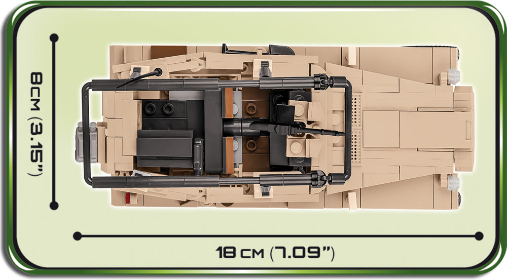 COBI WORLD WAR II - #2526 - 420PZ - CORAZZATO SD.KFZ. 250/3