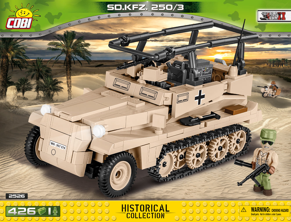 COBI WORLD WAR II - #2526 - 420PZ - CORAZZATO SD.KFZ. 250/3
