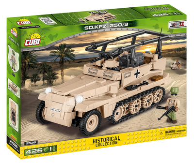 COBI Sd.Kfz. 250/3 veicolo corazzato leggero tedesco WW2 420 pezzi versione comunicazione
