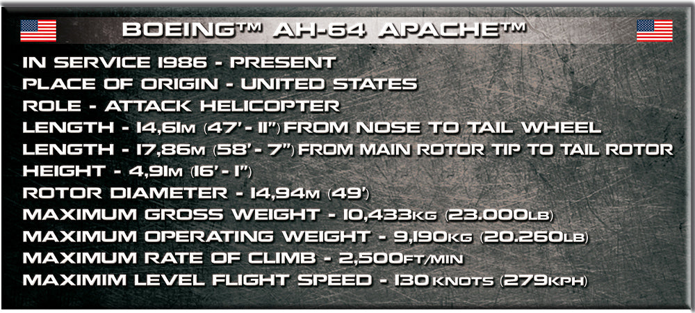 COBI ARMED FORCE - #5808 - 510PZ - AH-64 APACHE