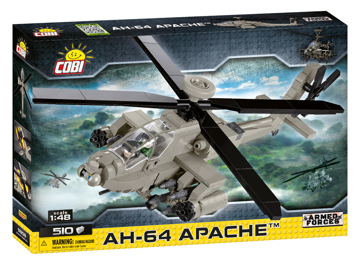 COBI elicottero AH-64 Apache 510 pezzi replica dell'elicottero da attacco tattico americano