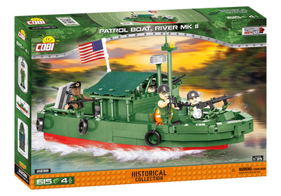 COBI WORLD WAR II - #2238 - 615PZ - PATROL BOAT RIVER MK II