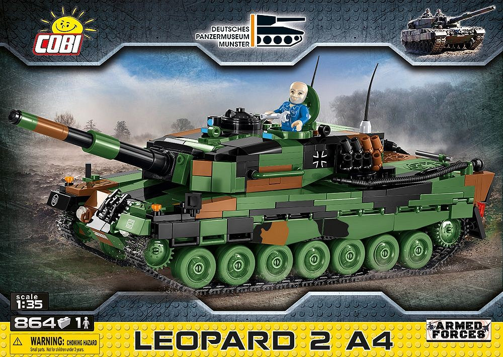 COBI ARMED FORCE - #2618 - 864PZ - LEOPARD 2 A4
