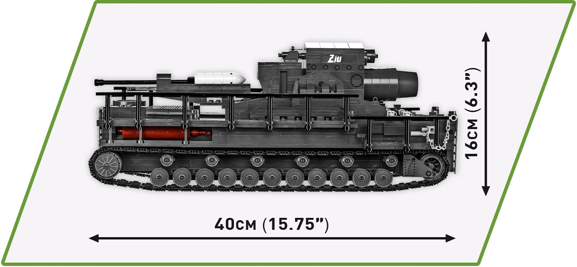 COBI WORLD WAR II - #2560 - 1574PZ - 60cm KARL-GERAT 040 ZIU