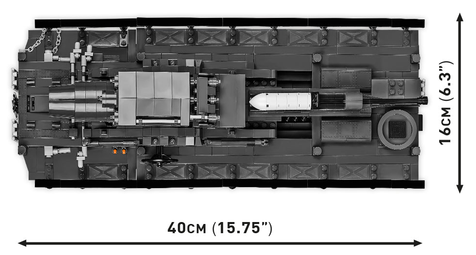 COBI WORLD WAR II - #2560 - 1574PZ - 60cm KARL-GERAT 040 ZIU