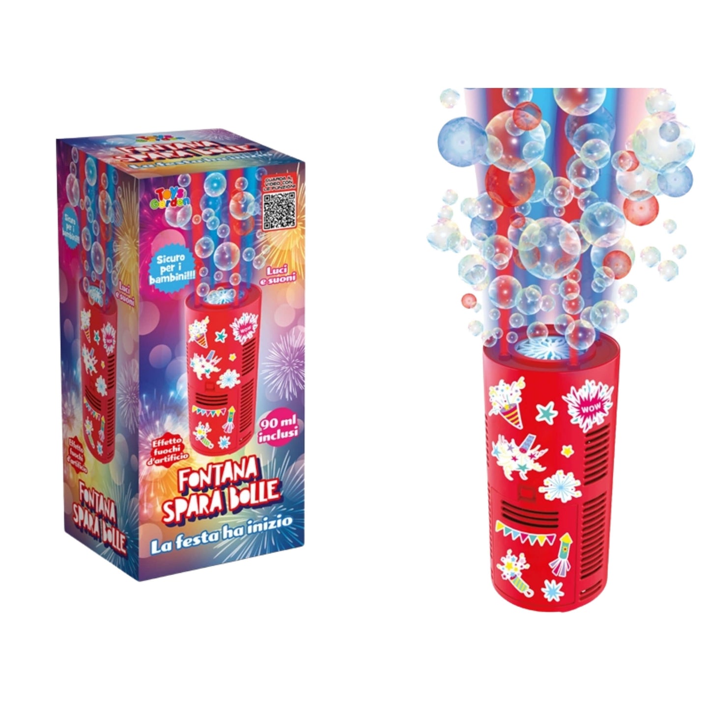 Fontana Spara Bolle Elettronica con Luci e Suoni - 28411