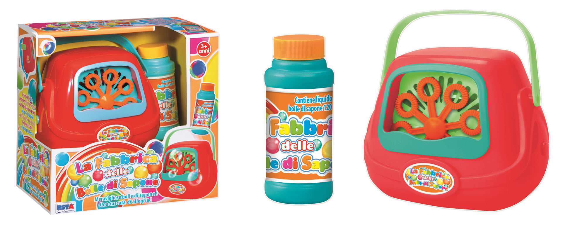 La Fabbrica delle Bolle macchina automatica bolle sapone gioco bambini aria aperta