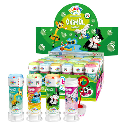 Bubble World Bolle di Sapone Animal Bubbles 60 ml (36PZ)