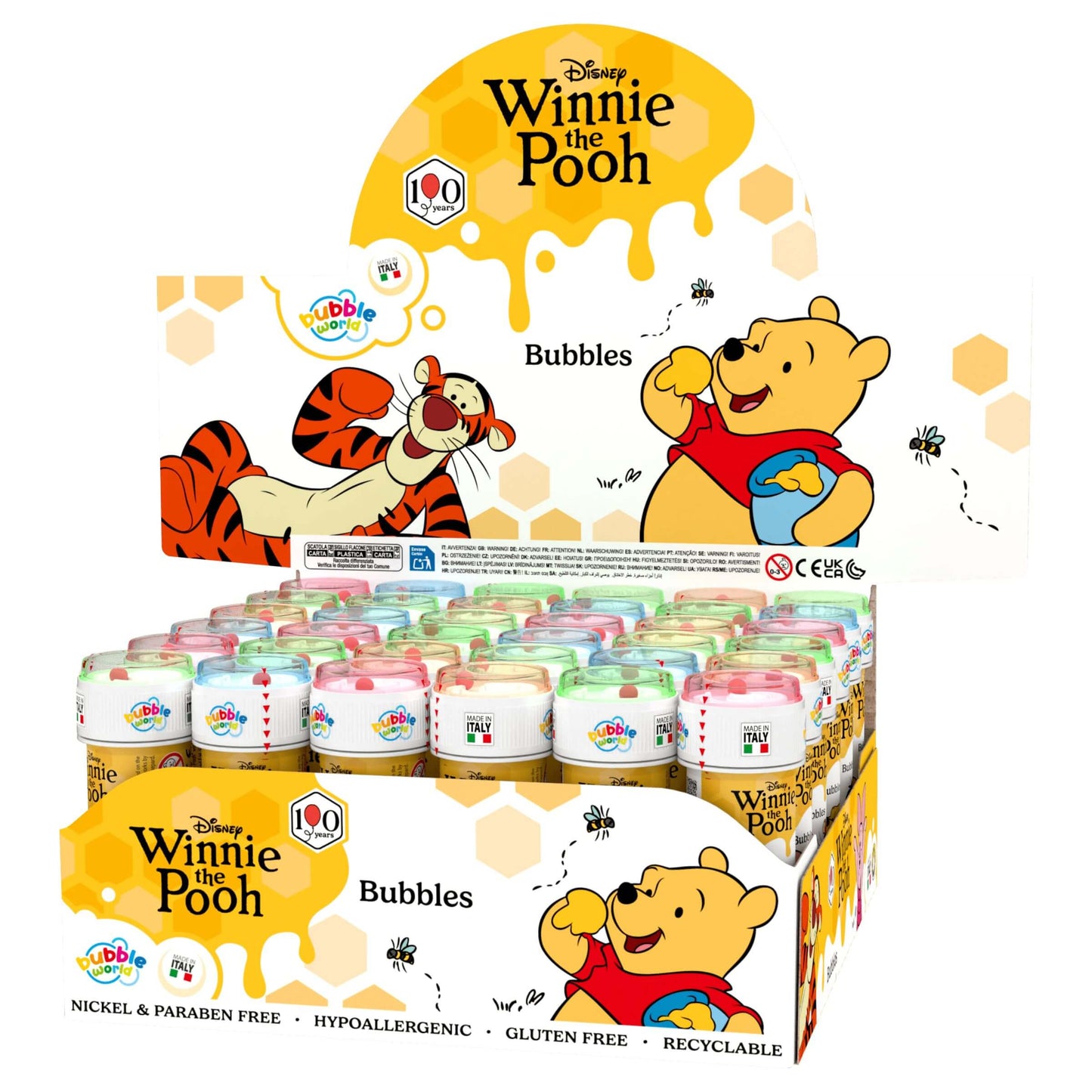Bubble World Bolle di Sapone Winnie The Pooh 60 ml (36PZ)