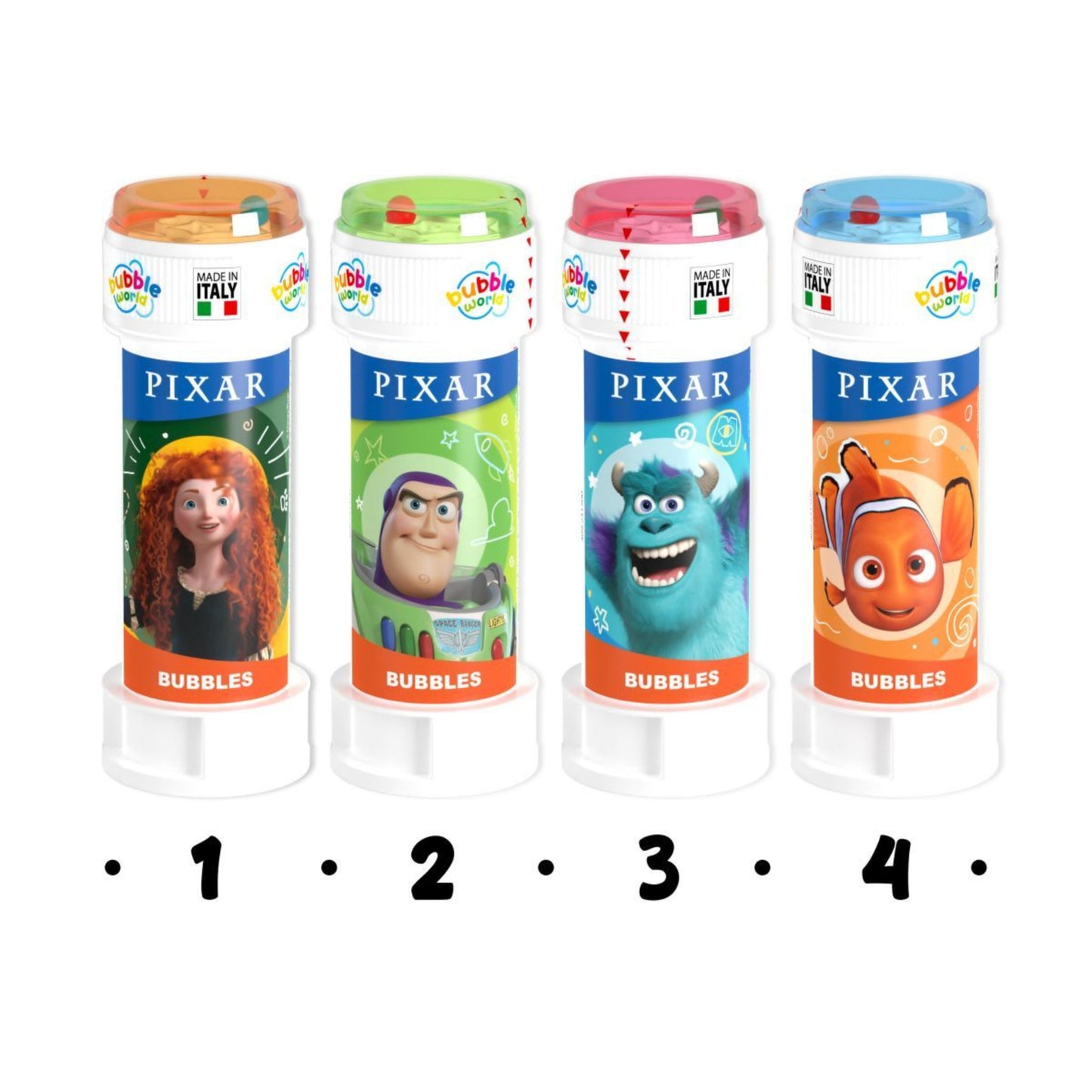 Bubble World Bolle di Sapone Pixar 60 ml (36PZ)