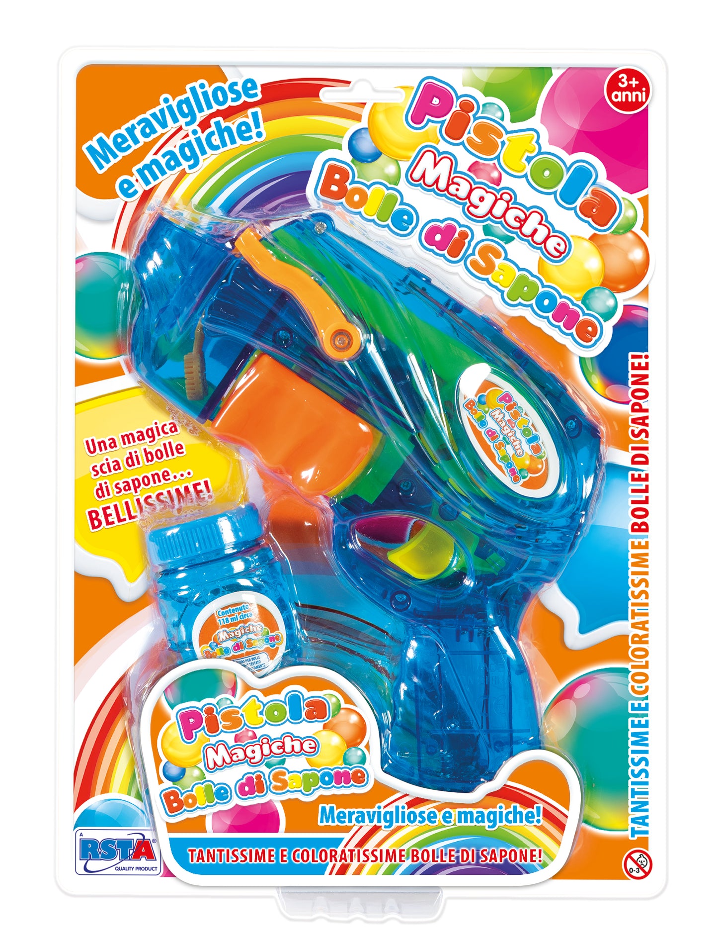 BOLLE DI SAPONE + PISTOLA MAGICHE BOLLE DI SAPONE - 10863