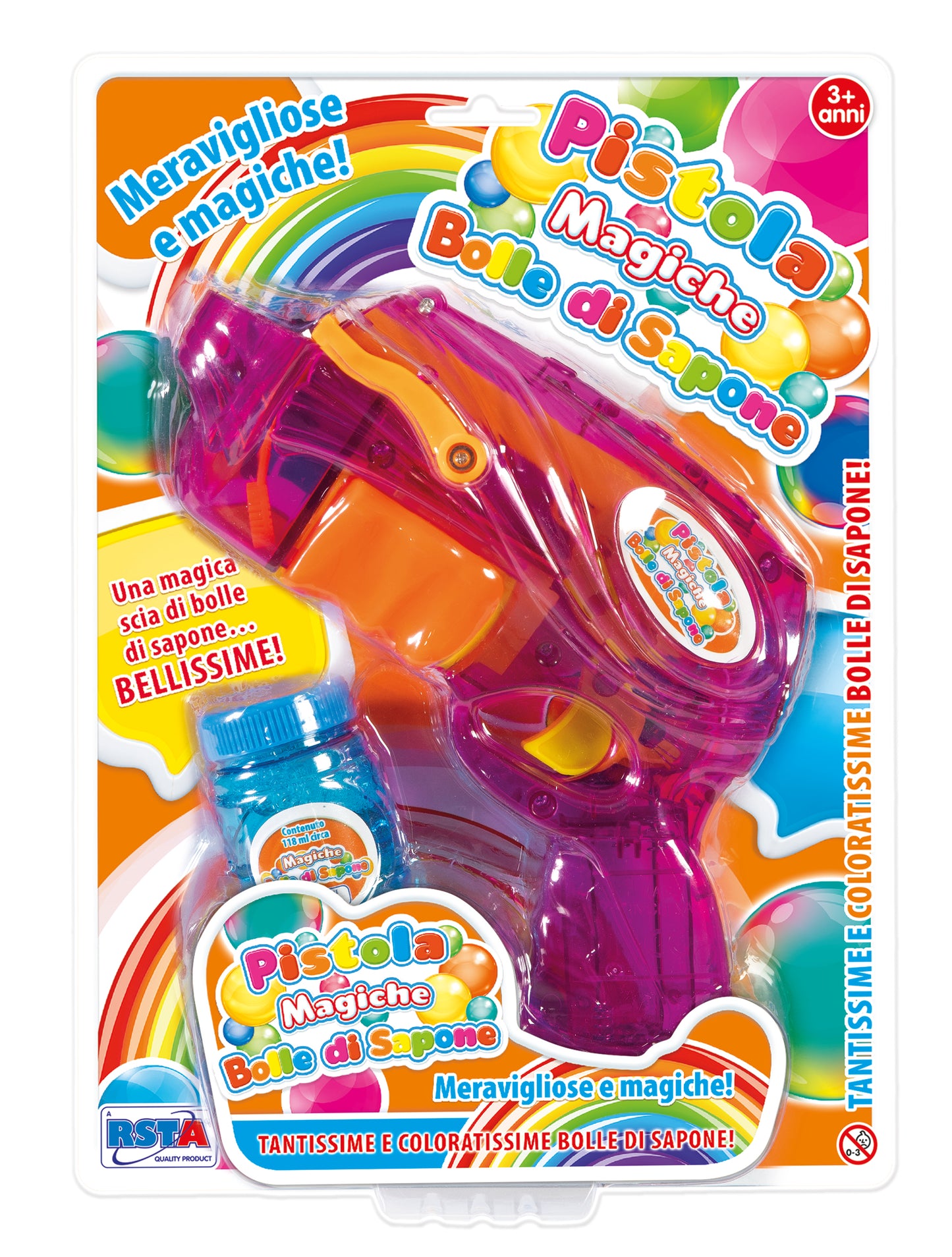 BOLLE DI SAPONE + PISTOLA MAGICHE BOLLE DI SAPONE - 10863