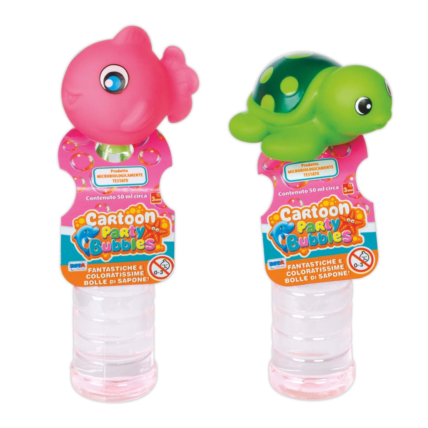 1 Boccetta Bolle di Sapone Cartoon Party 50 ml - 11299