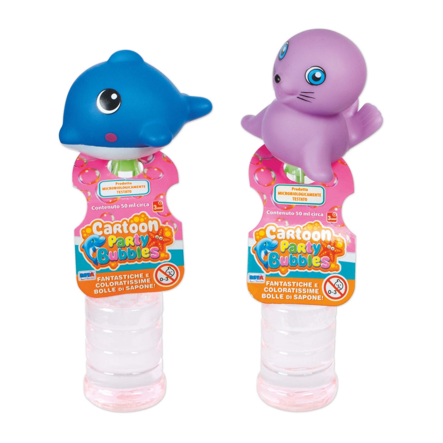 1 Boccetta Bolle di Sapone Cartoon Party 50 ml - 11299