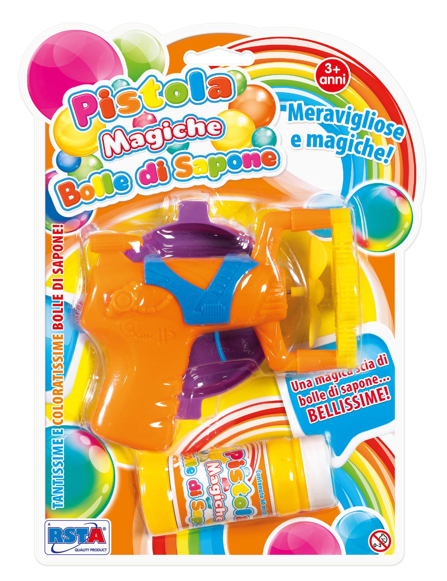 BOLLE DI SAPONE + PISTOLA PICCOLA - 10965