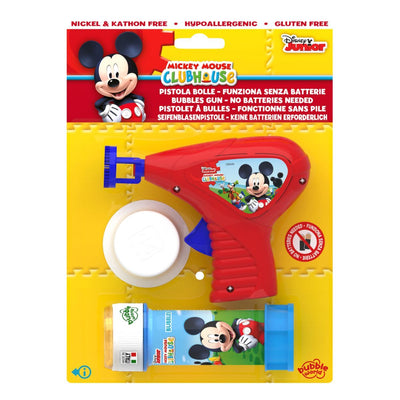 Blister pistola bolle sapone meccanica Dulcop con Bubble World Disney Mickey Mouse 60ml