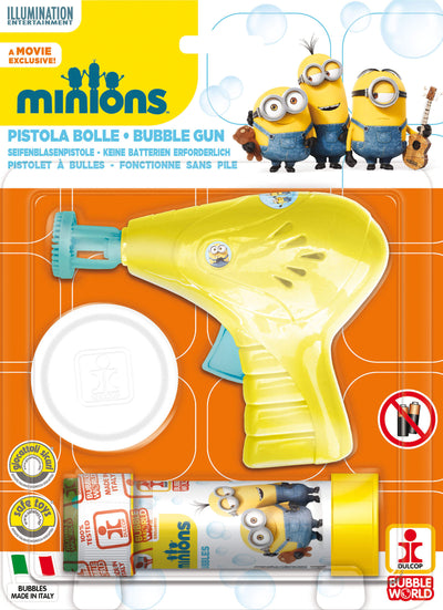 BOLLE DI SAPONE + PISTOLA PICCOLA DULCOP MINIONS