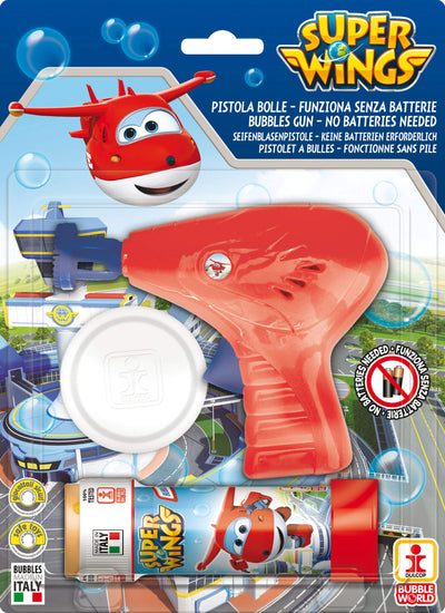BOLLE DI SAPONE + PISTOLA PICCOLA DULCOP SUPER WINGS