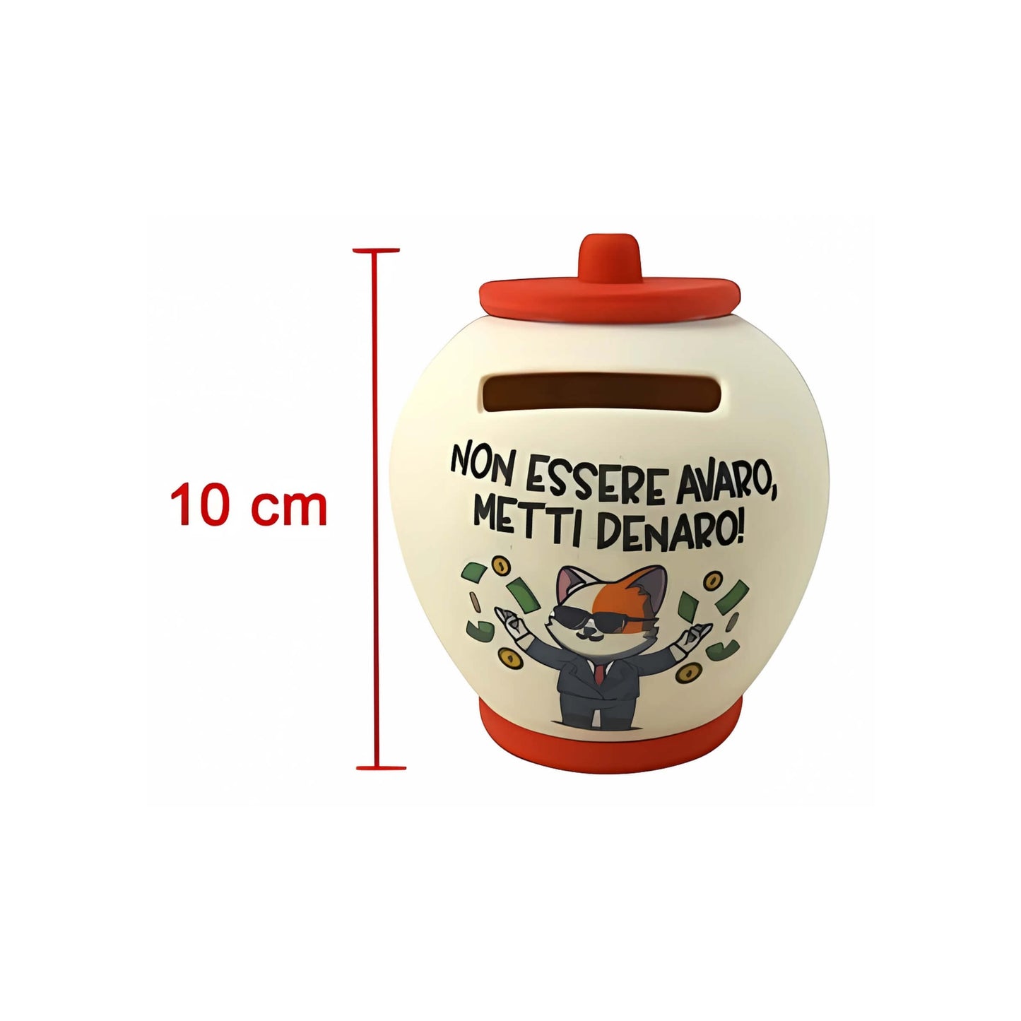 1 Salvadanaio TnT Eco Bank 9 cm in Fibra di Bambù - 92033
