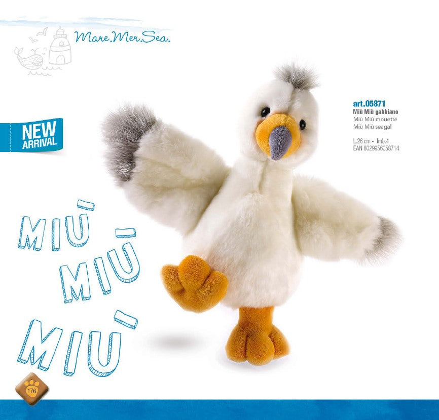 Miu Miu Gabbiano Peluche 26 cm - 05871