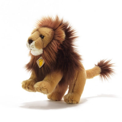 Peluche leone Akela di Plush & Company alto 26 cm con criniera morbida e dettagli realistici