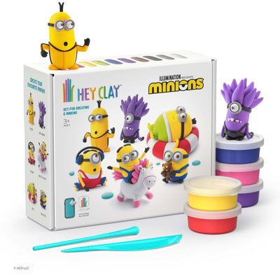 Hey Clay Kit Grande Minions 15 barattoli pasta modellabile 6 personaggi