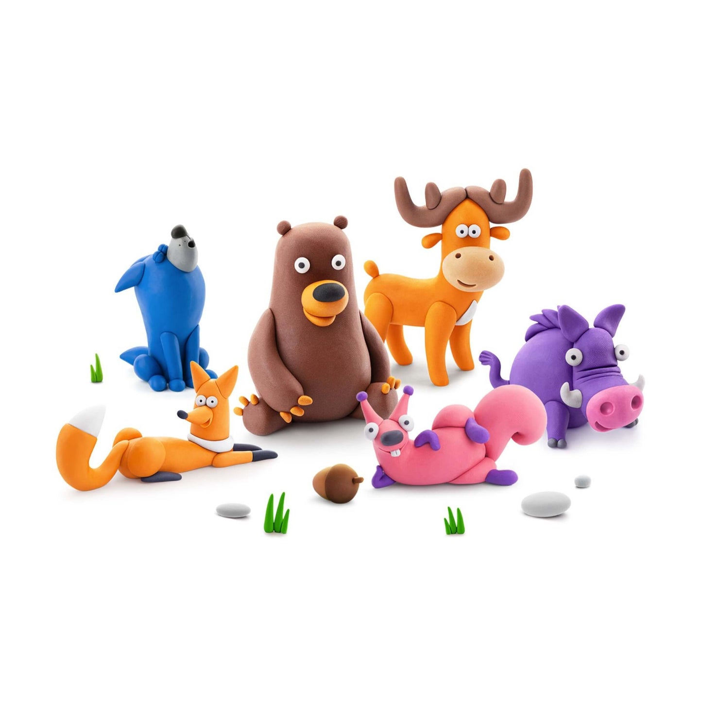 HEY CLAY KIT GRANDE ANIMALI DELLA FORESTA