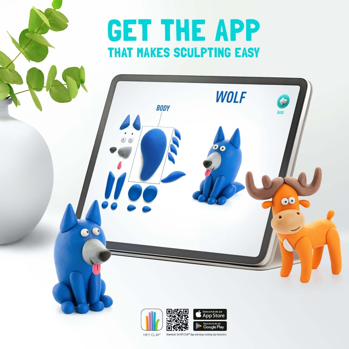 HEY CLAY KIT GRANDE ANIMALI DELLA FORESTA