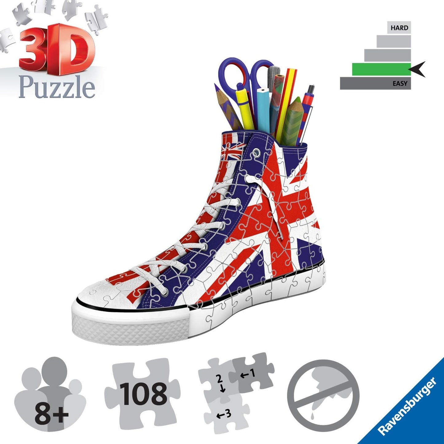 3D Puzzle - Sneaker Union Jack - 11222 7