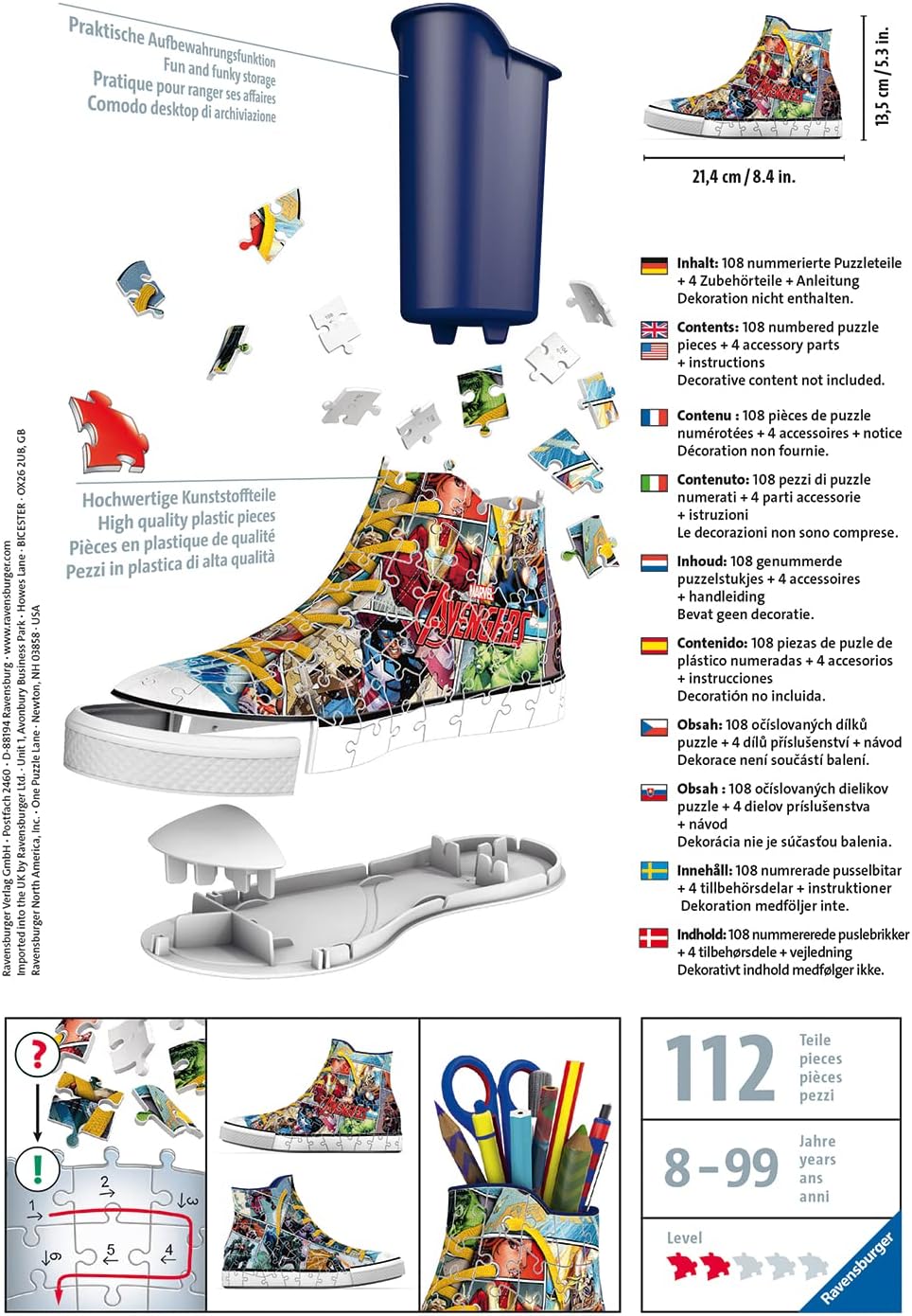3D Puzzle - Sneaker Avengers - 12113 7
