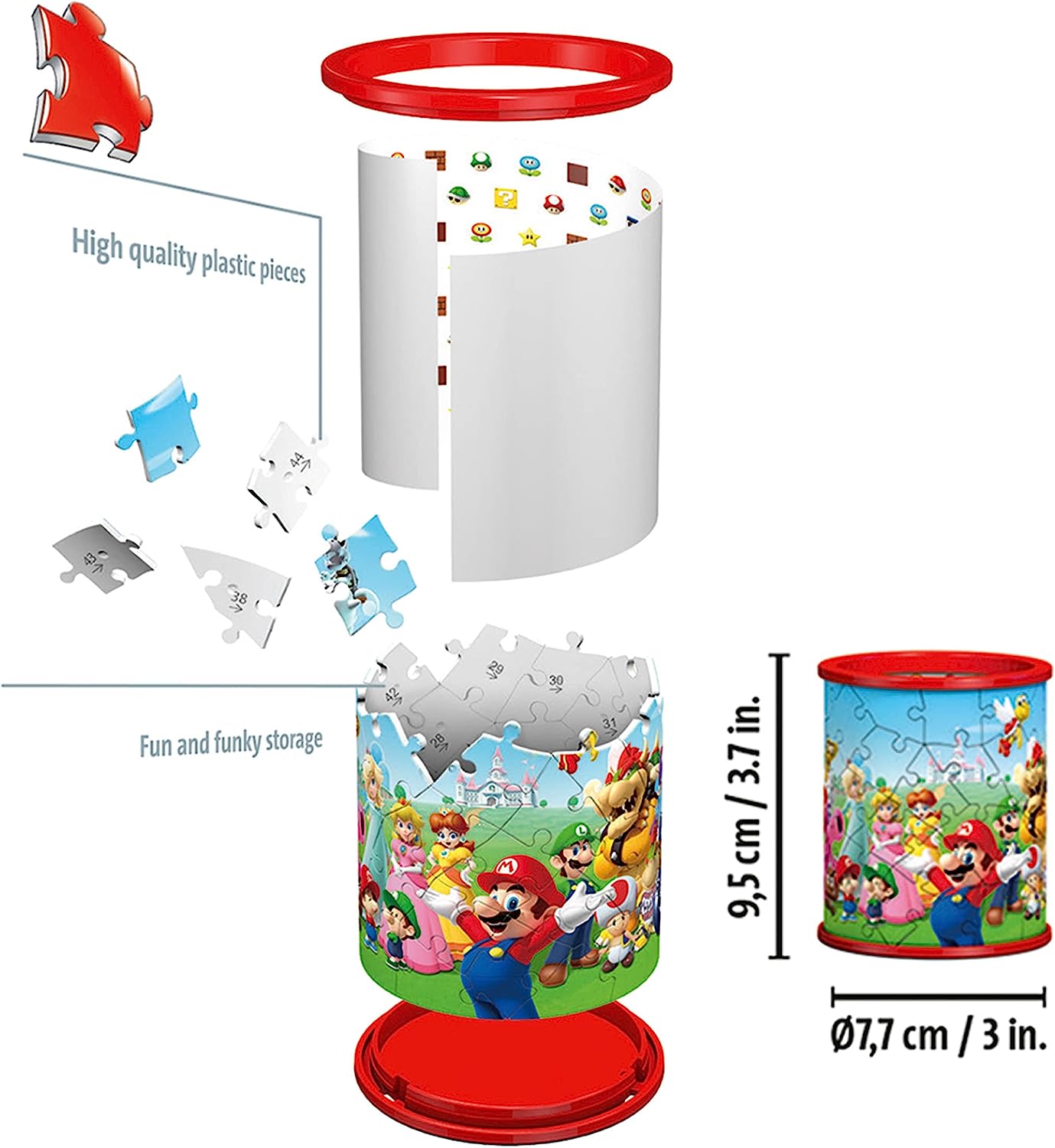 3D Puzzle - Porta Penne Super Mario  - 11255 5