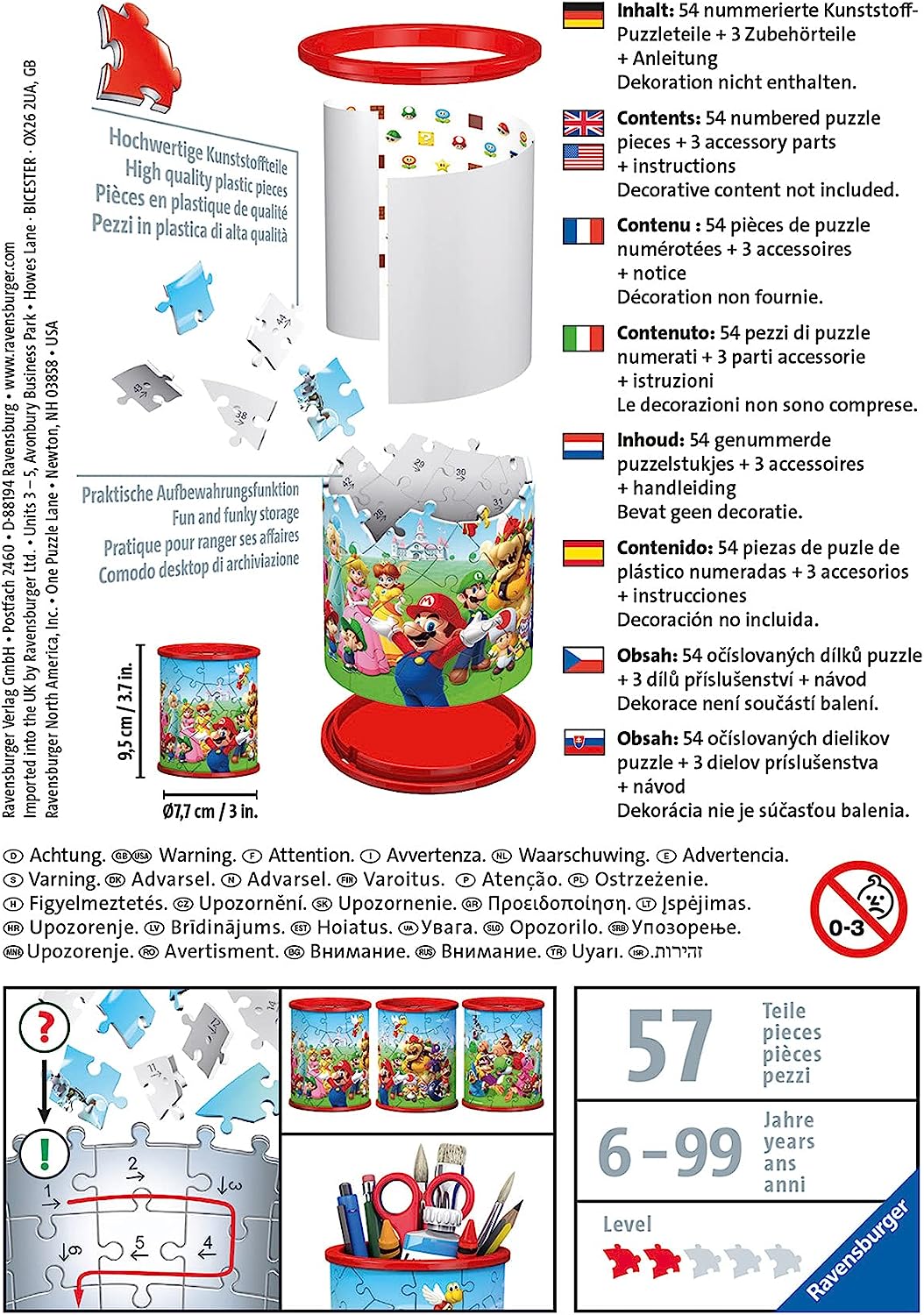 3D Puzzle - Porta Penne Super Mario  - 11255 5