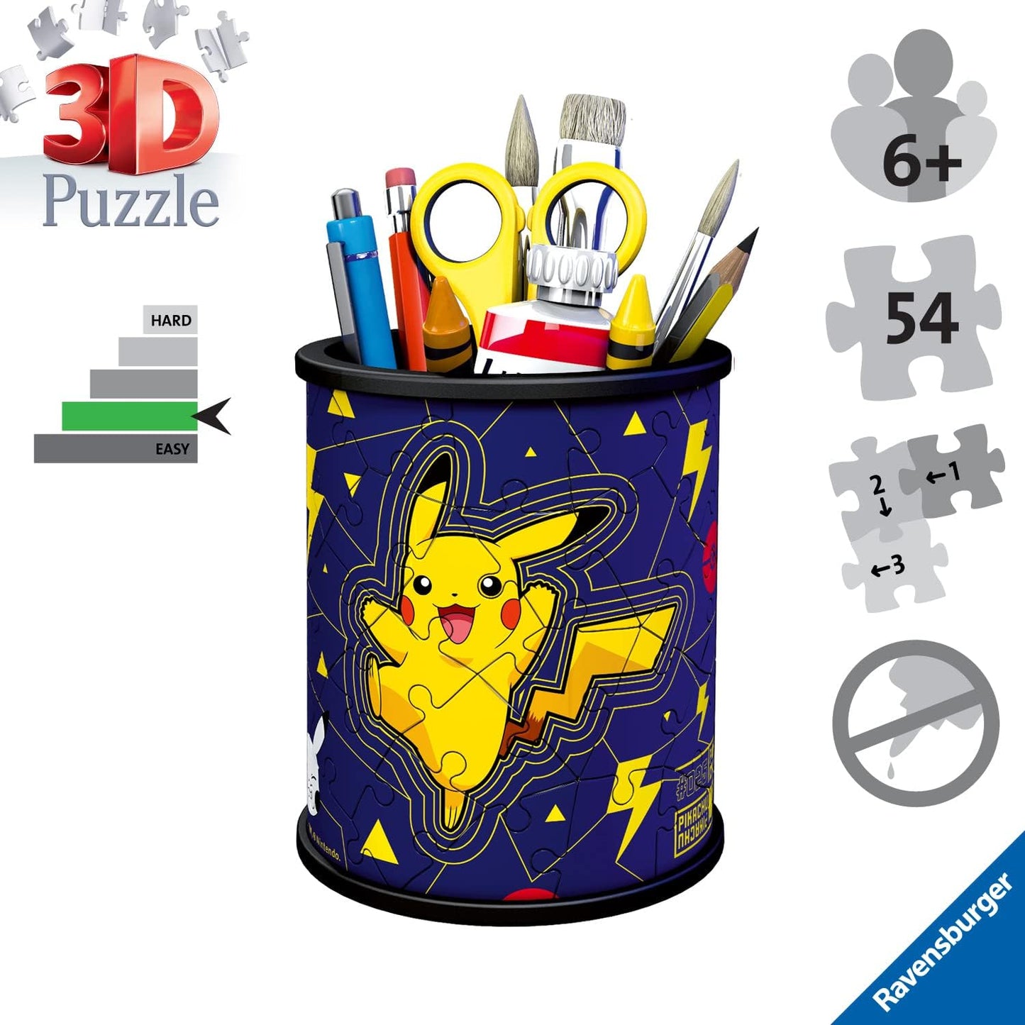 3D Puzzle - Porta Penne Pokemon  - 11257 9