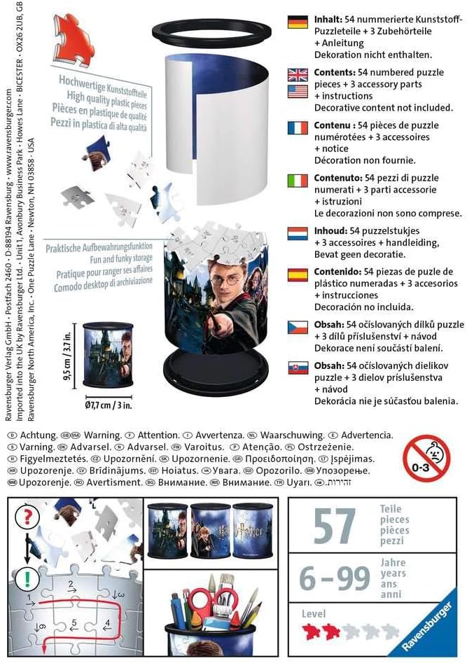 3D Puzzle - Porta Penne Harry Potter - 11154 1