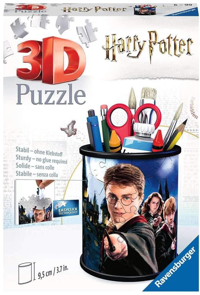 3D Puzzle Ravensburger portapenne Harry Potter 54 pezzi in plastica montabile