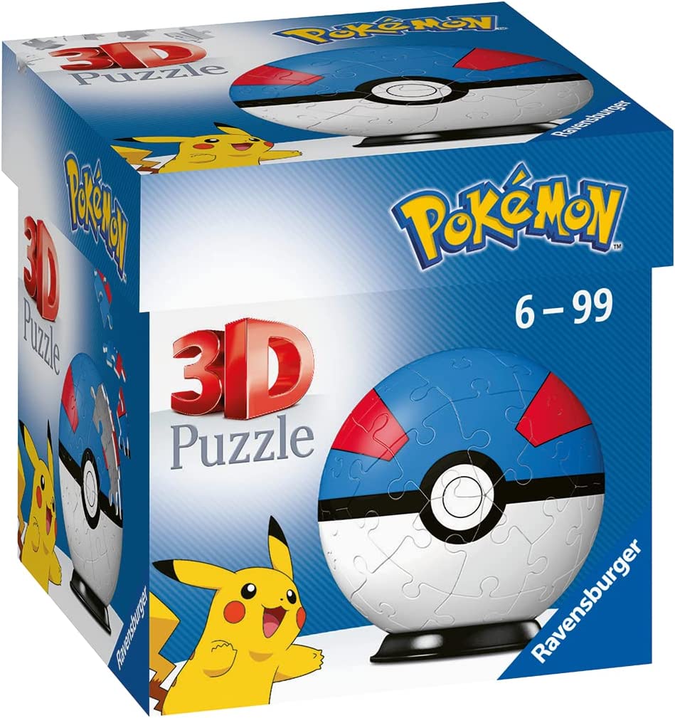 3D Puzzle - Pokémon Superball Blu - 11265 4