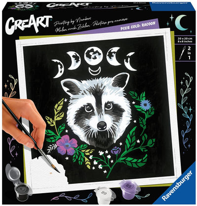 Kit pittura per numeri CreArt Trend quadrati Ravensburger Pixie Cold Procione